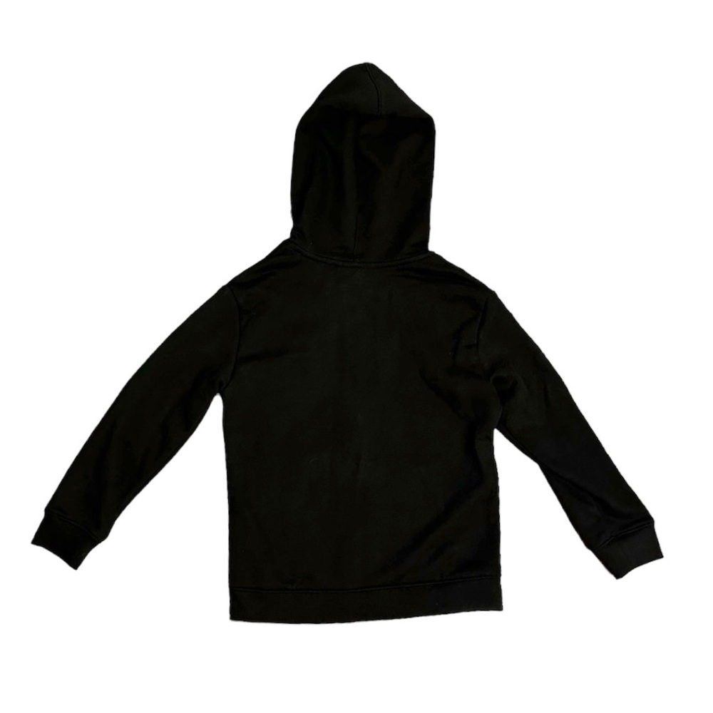 NWT Cat & Jack Toddler Boys size XS 4/5 black fleece zip up jacket & striped top - Picture 3 of 10